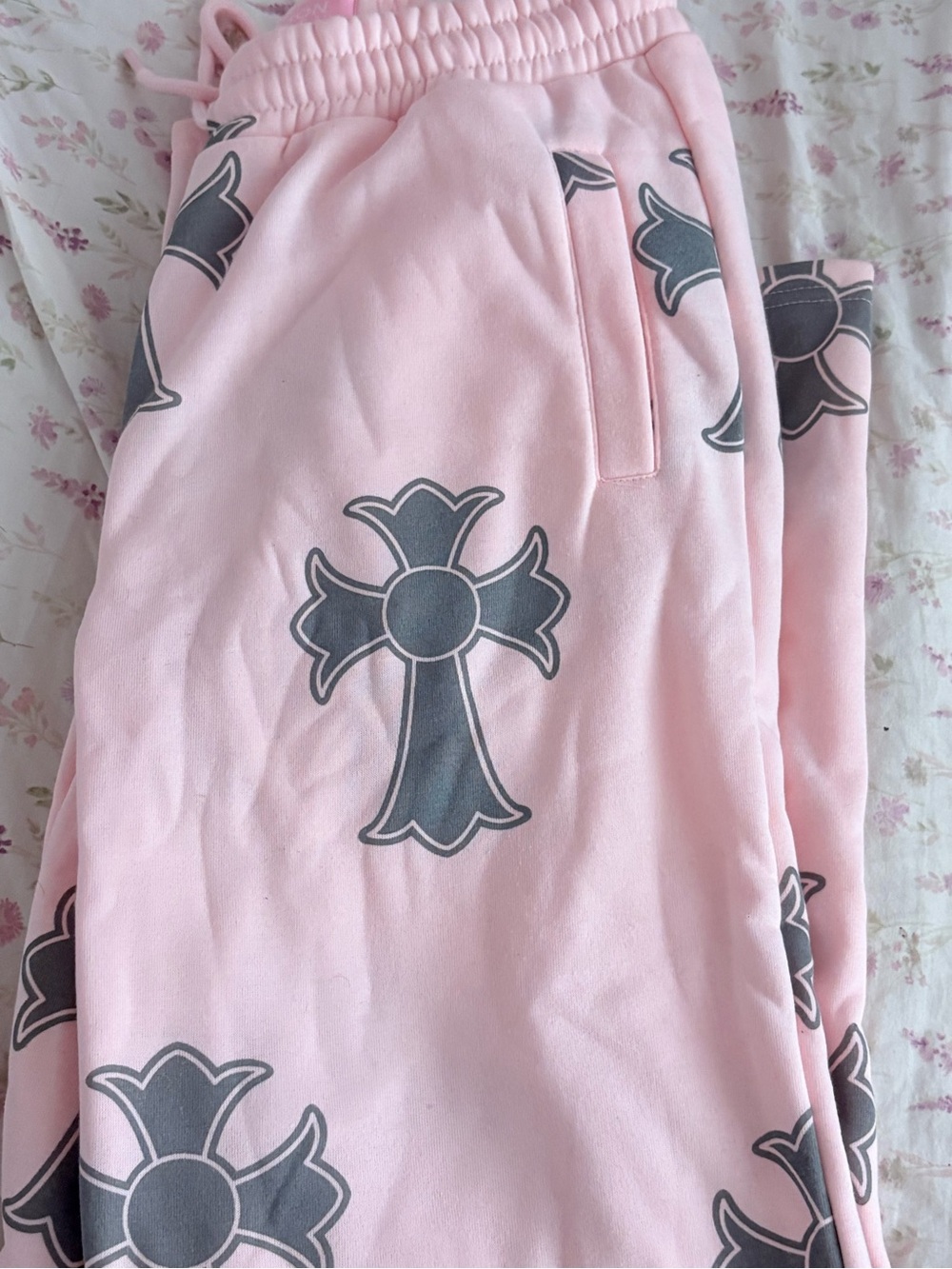 Pink Cross Sweats